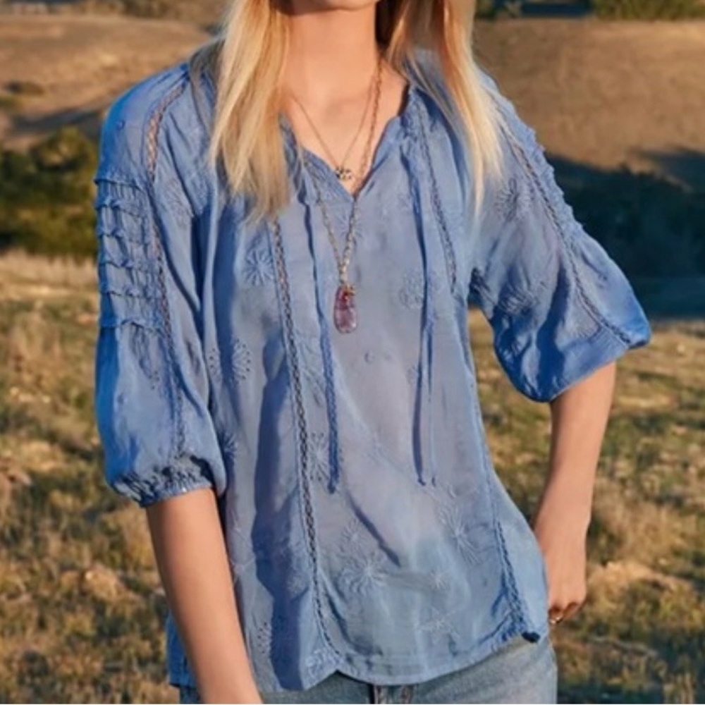Johnny Was Celestine Neptune  Blouse